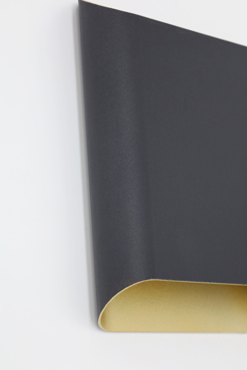 Chique wandlamp KAREN | Zwart/Goud