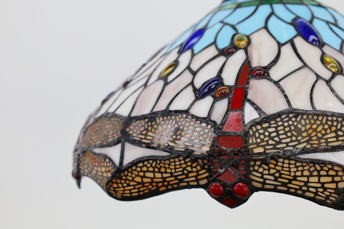 Klassieke hanglamp TIFFANY | Glas in loods
