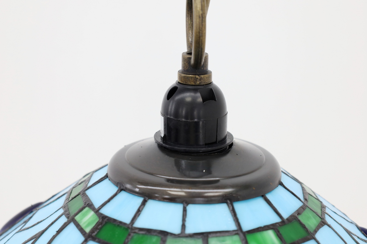 Klassieke hanglamp TIFFANY | Glas in loods