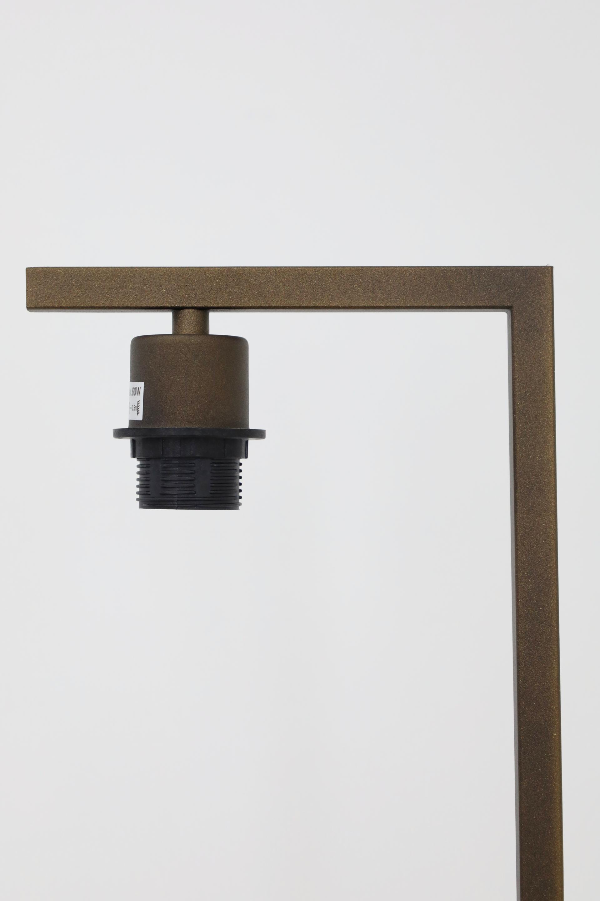 Strakke tafellamp STANG | Cacao