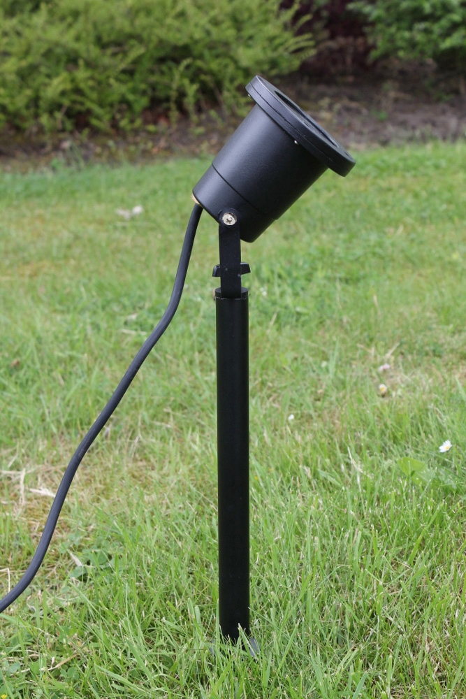 Prikspot / Tuinspot SPEAR GARDEN BASIC 1,5M kabel IP65 GU10 | Zwart met grondspies