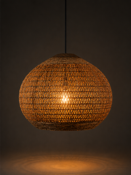 Natuurlijke TUMBLER WING hanglamp Ø60 cm | Bright Brown