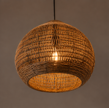 Natuurlijke TUMBLER WING hanglamp Ø60 cm | Bright Brown