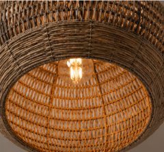 Natuurlijke TUMBLER WING hanglamp Ø60 cm | Bright Brown