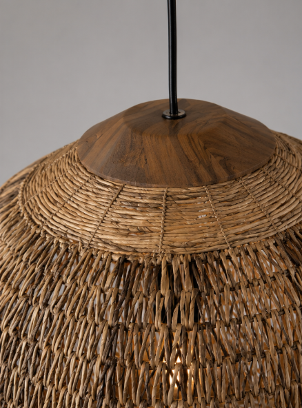 Natuurlijke TUMBLER WING hanglamp Ø60 cm | Bright Brown