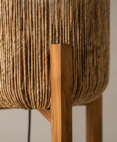Natuurlijke AURORA vloerlamp | Brown