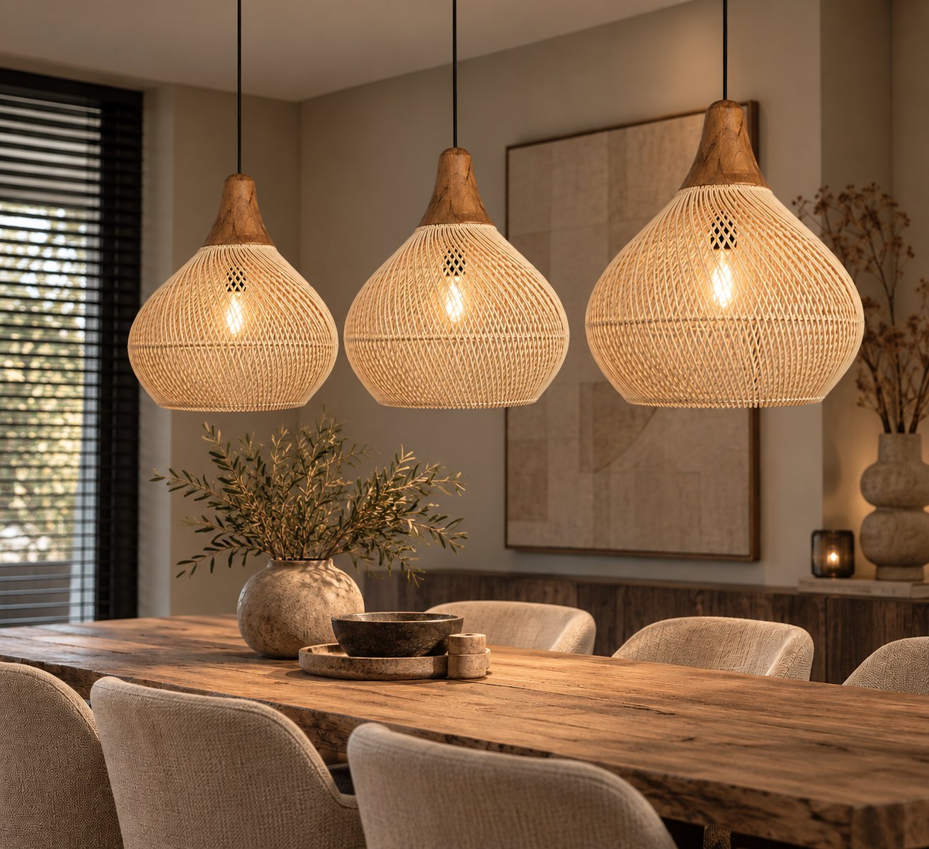 Natuurlijke BELL DROP hanglamp | Naturel 