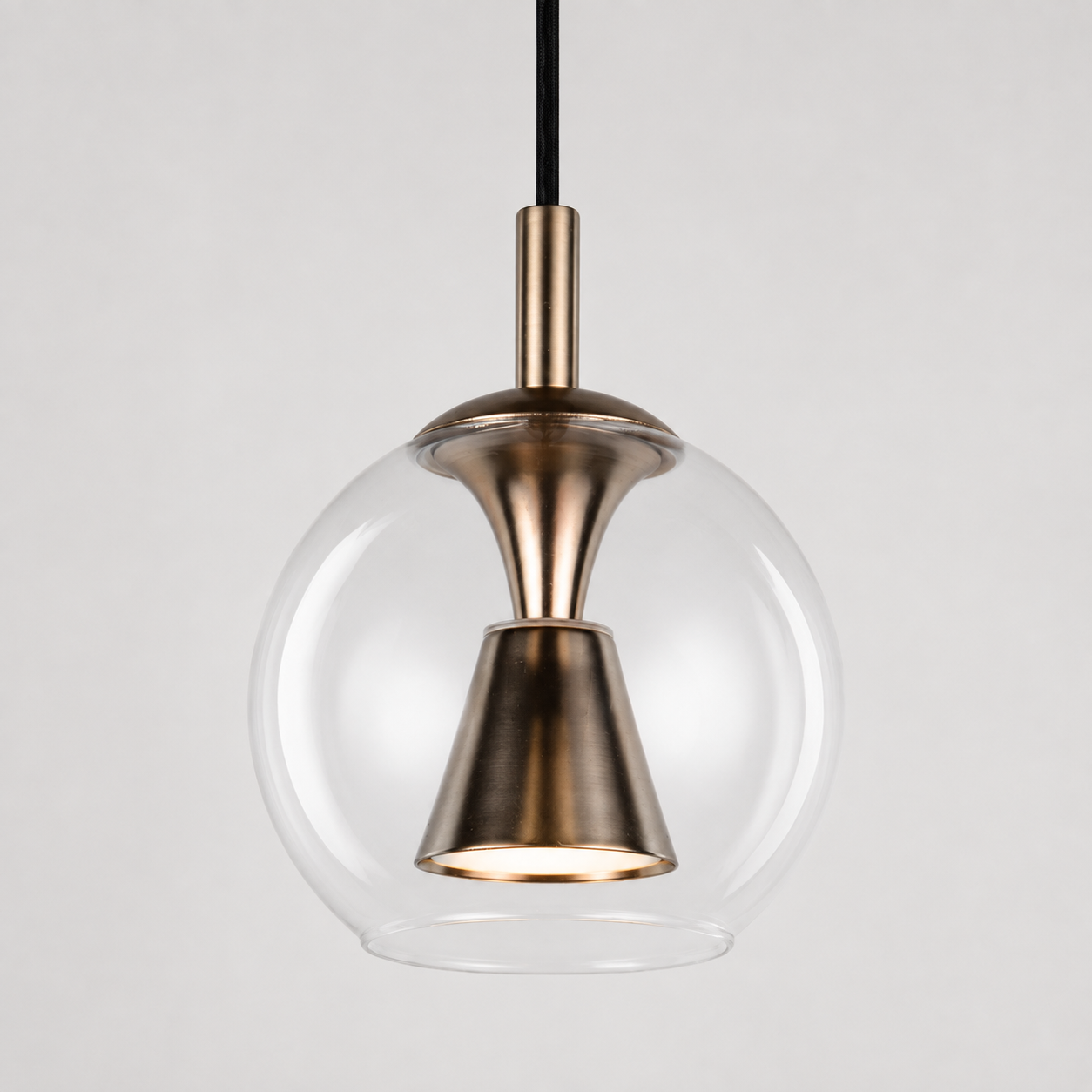 Sfeervolle vide lamp SOLENNA 13-lichts | Zwart / Metaal
