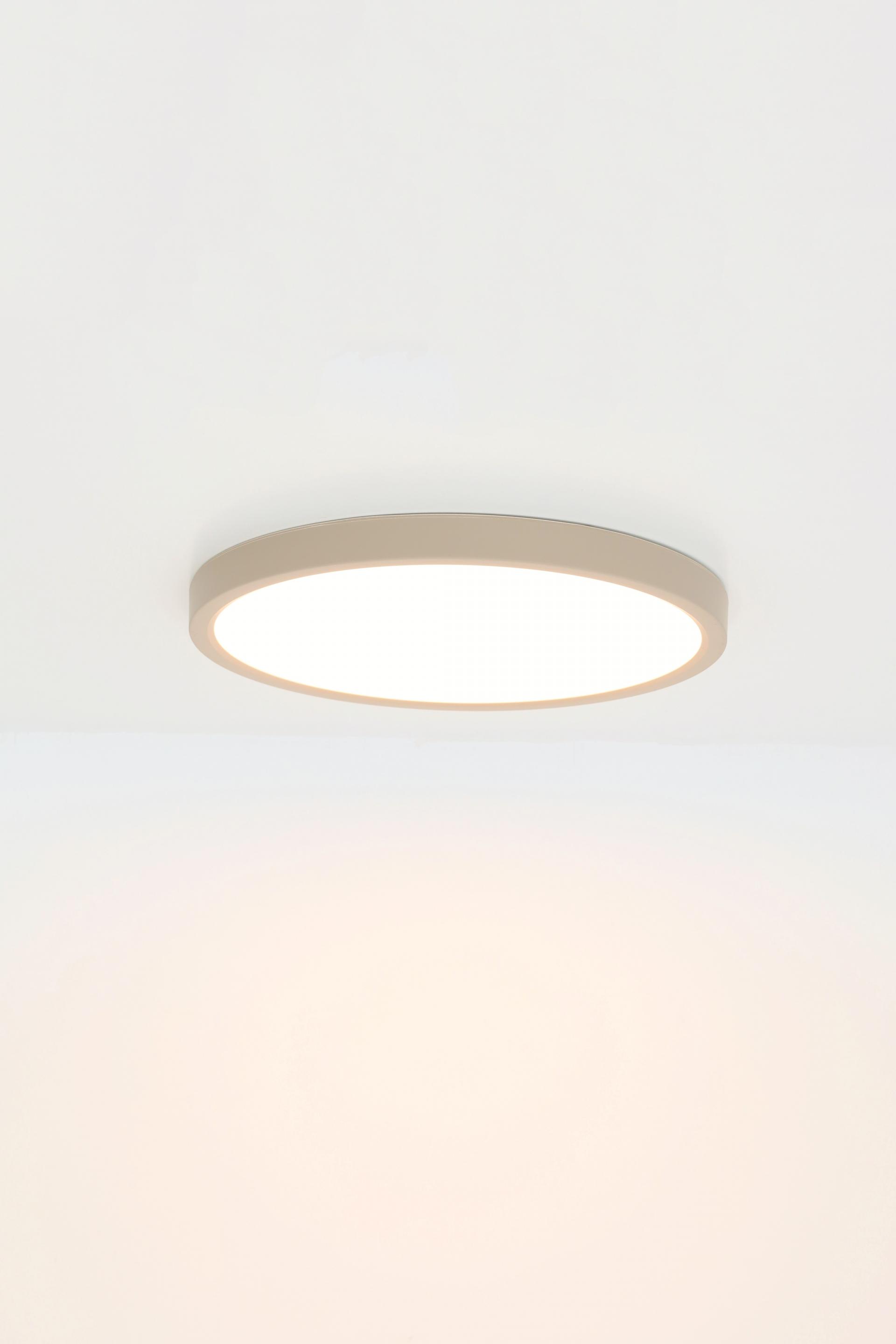 Functionele plafonniere PLATTO 3-standen Ø30 cm | Zand