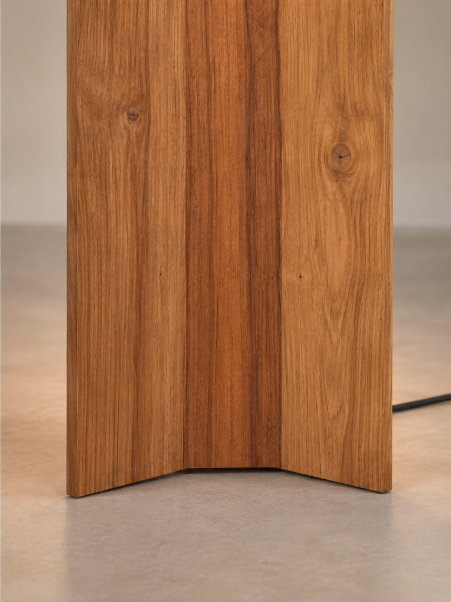 Natuurlijke ORBIT/RATTAN vloerlamp | Brown