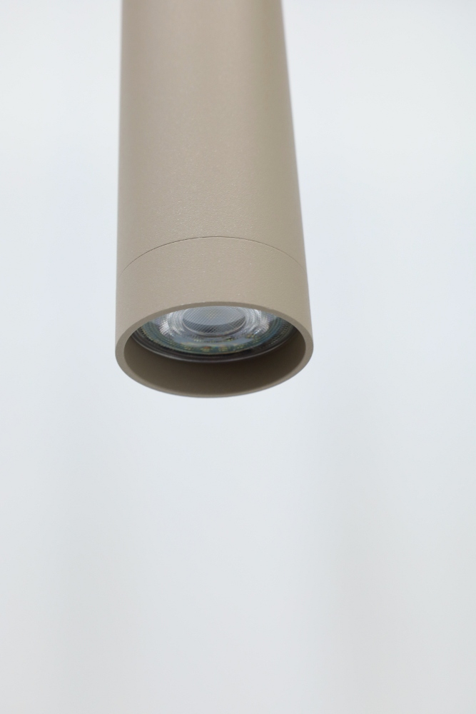 Hanglamp FILO 130 x 30 cm 7-lichts zand / quartz | Compleet