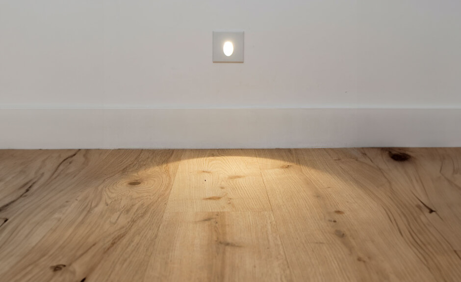 Trapverlichting / Inbouw wandlamp GERA EYE LED warm wit | Zwart