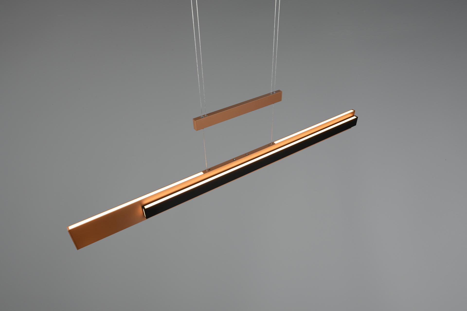 Musterring stijlvolle hanglamp RIVERA | Coffee / zwart