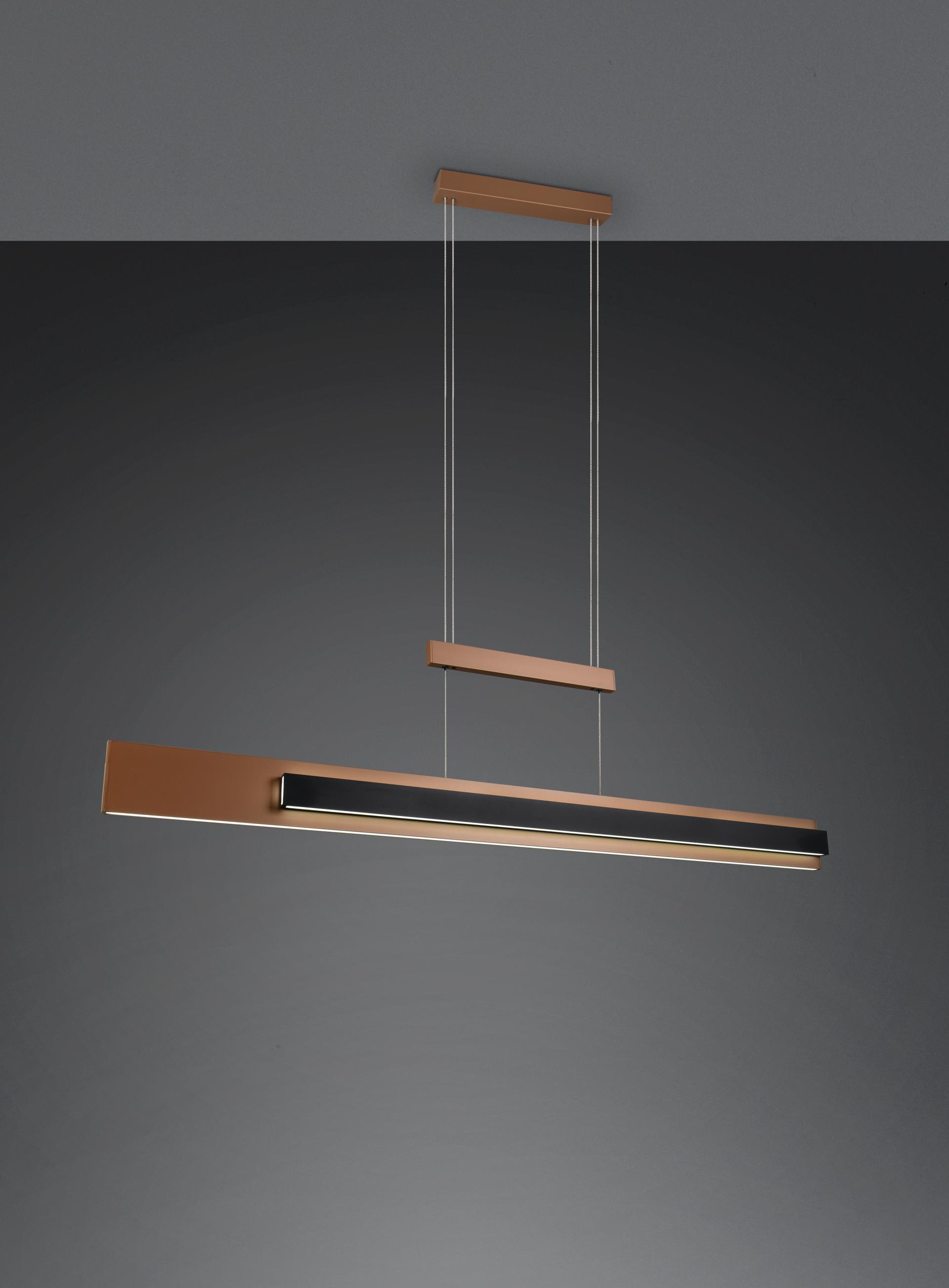 Musterring stijlvolle hanglamp RIVERA | Coffee / zwart