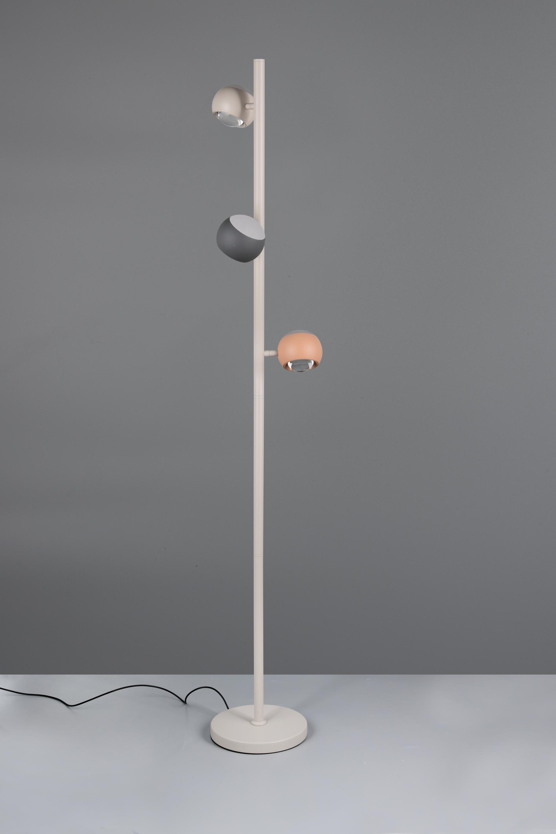 Musterring stijlvolle vloerlamp CANNON 3-lichts | Multi Color