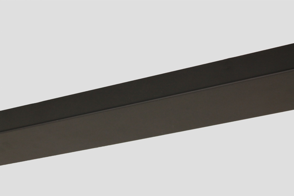 Stalen plafondbalk PRO LINE voor lampen 175 x 9,5 cm | Zwart