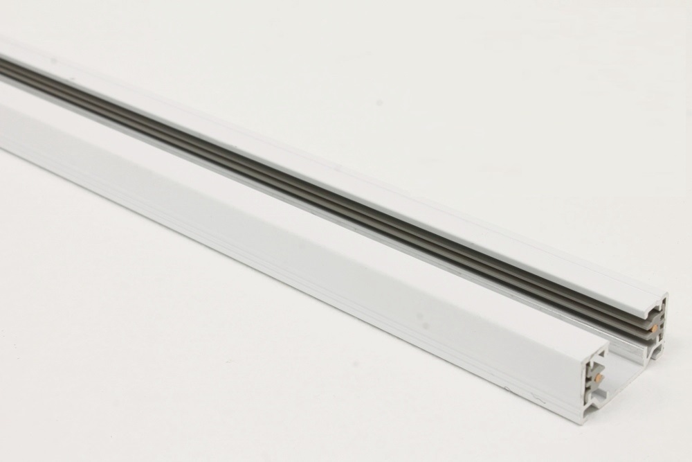 Losse 1-fase spanningsrail LUNA | Wit 2 meter