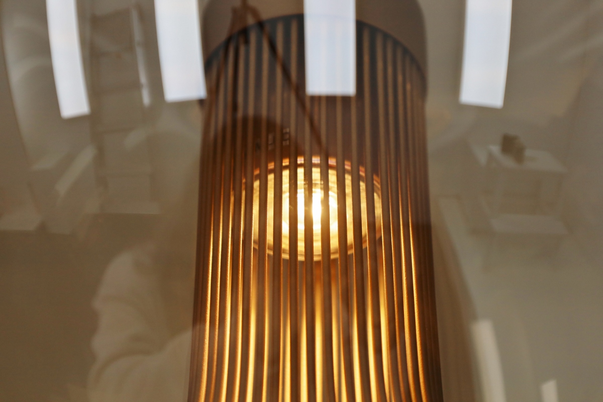 Sfeervolle hanglamp SAINT | Brons / Amber
