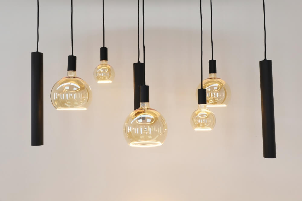 Hanglamp RAVI ovaal 140 x 50 cm 8-lichts zwart | Compleet