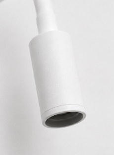 Flexibele oplaadbare WISPO wandlamp met touch dimmer| Wit