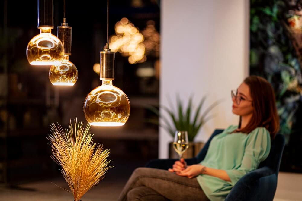 Segula Floating LED lamp E27 | Globe 200 mm | Smoke
