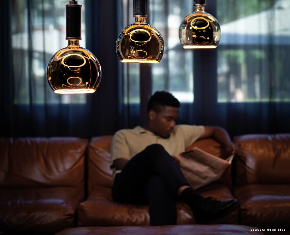 Segula Floating LED lamp E27 | Globe 200 mm | Smoke