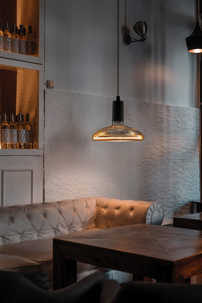 Segula Floating LED lamp E27 | Reflector 200 mm | Smoke