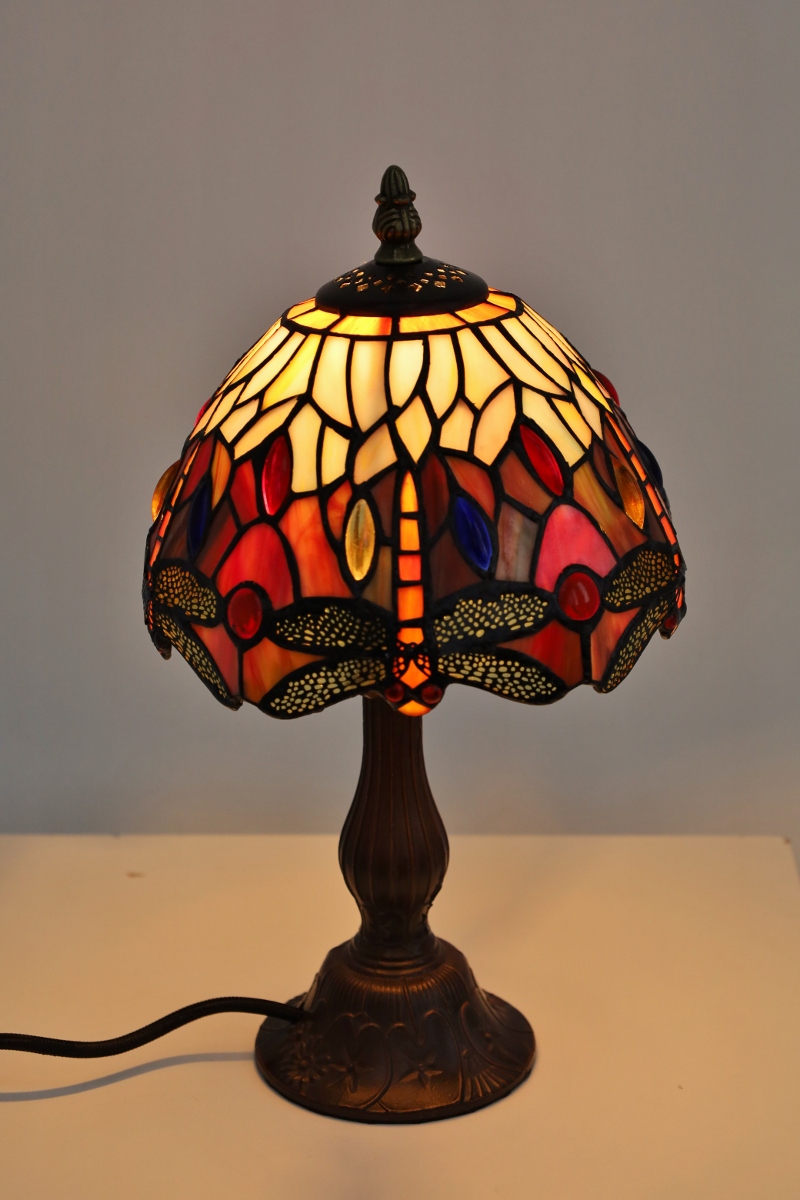 Klassieke tafellamp TIFFANY | Glas in loods