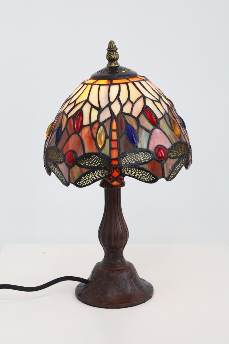 Klassieke tafellamp TIFFANY | Glas in loods