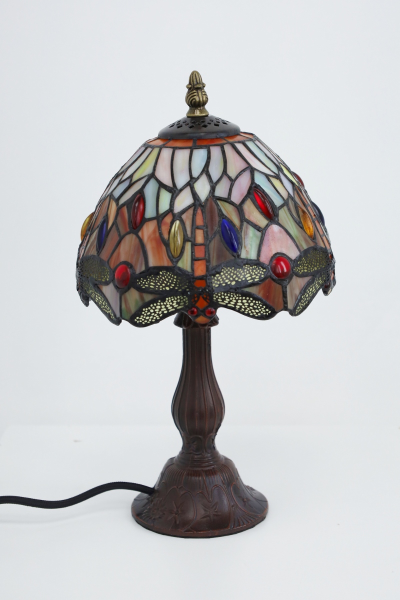 Klassieke tafellamp TIFFANY | Glas in loods