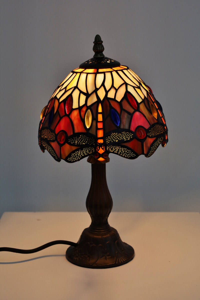 Klassieke tafellamp TIFFANY | Glas in loods