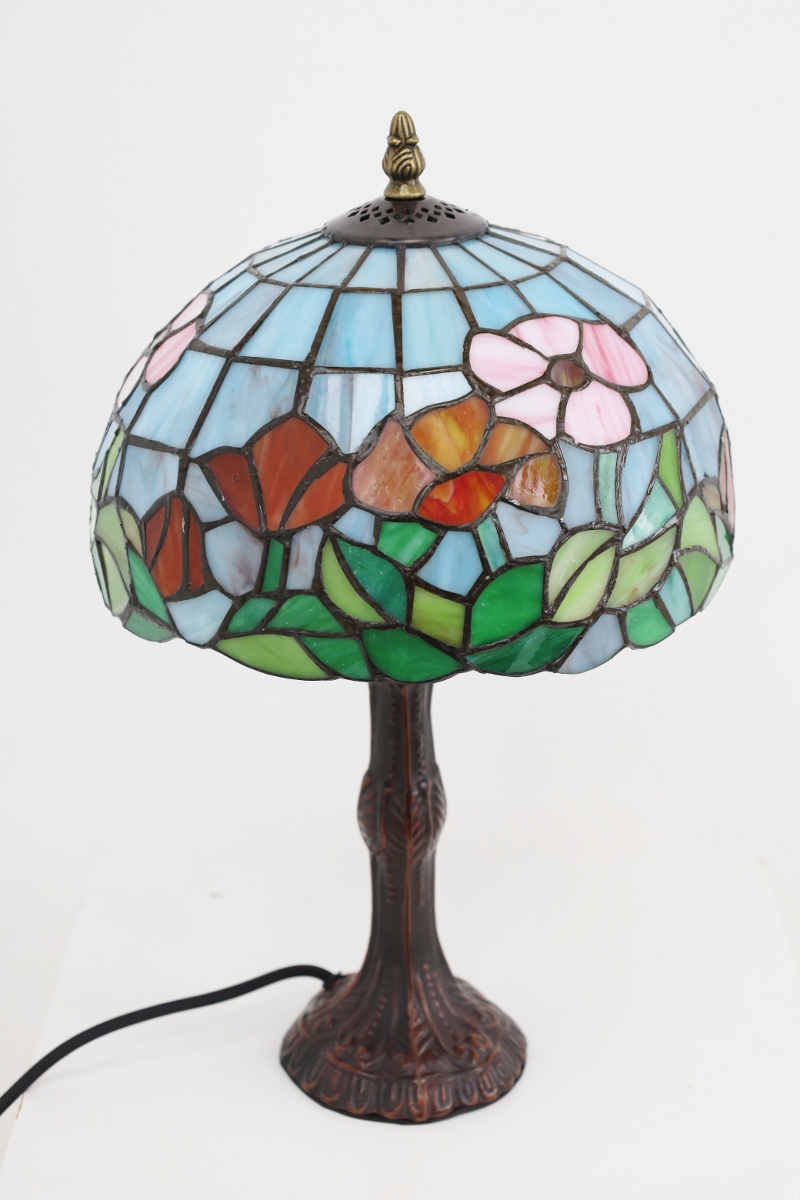 Klassieke tafellamp TIFFANY | Glas in loods