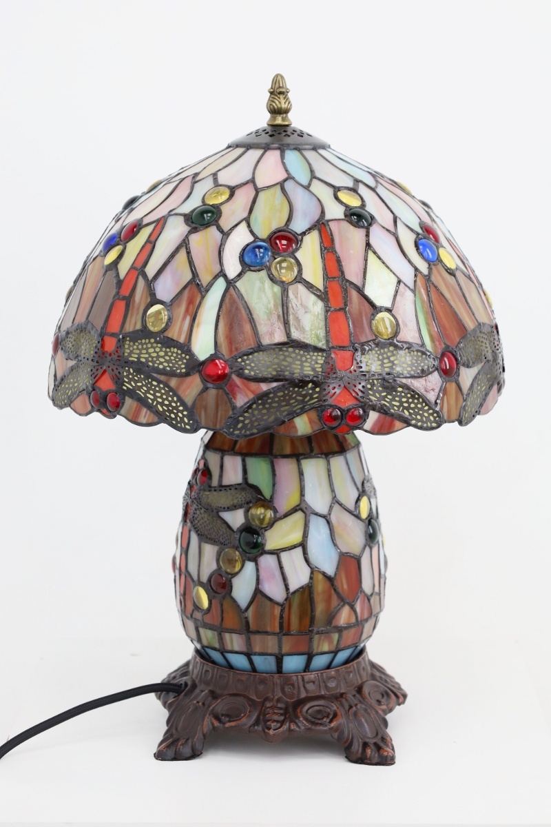 Klassieke tafellamp TIFFANY | Glas in loods