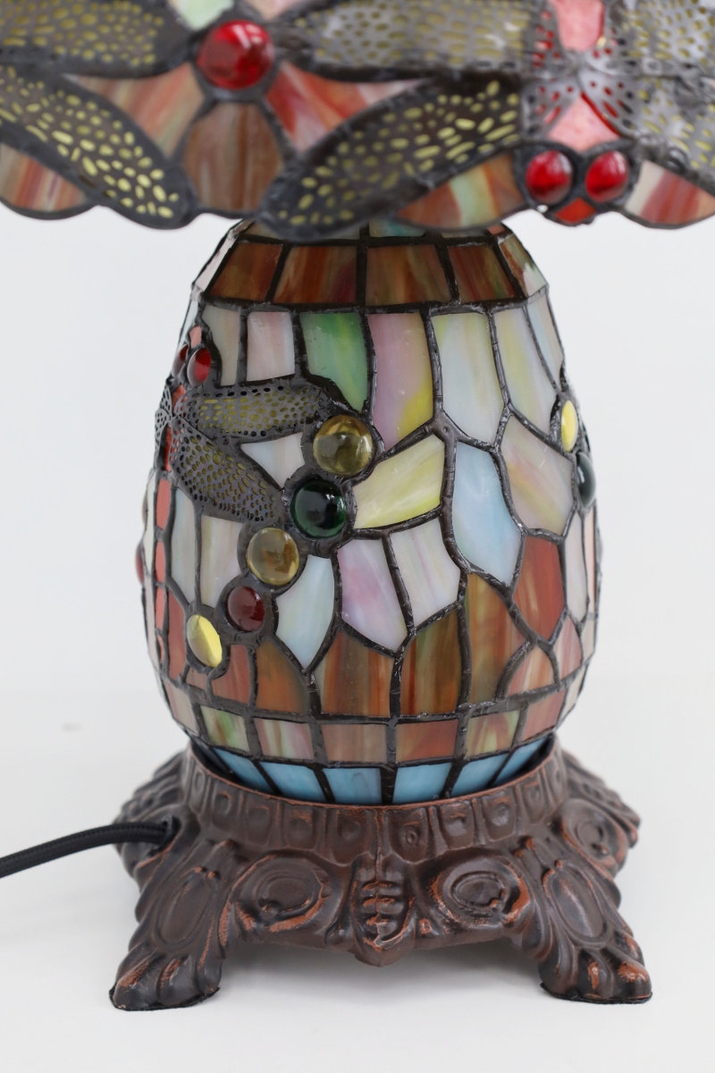 Klassieke tafellamp TIFFANY | Glas in loods