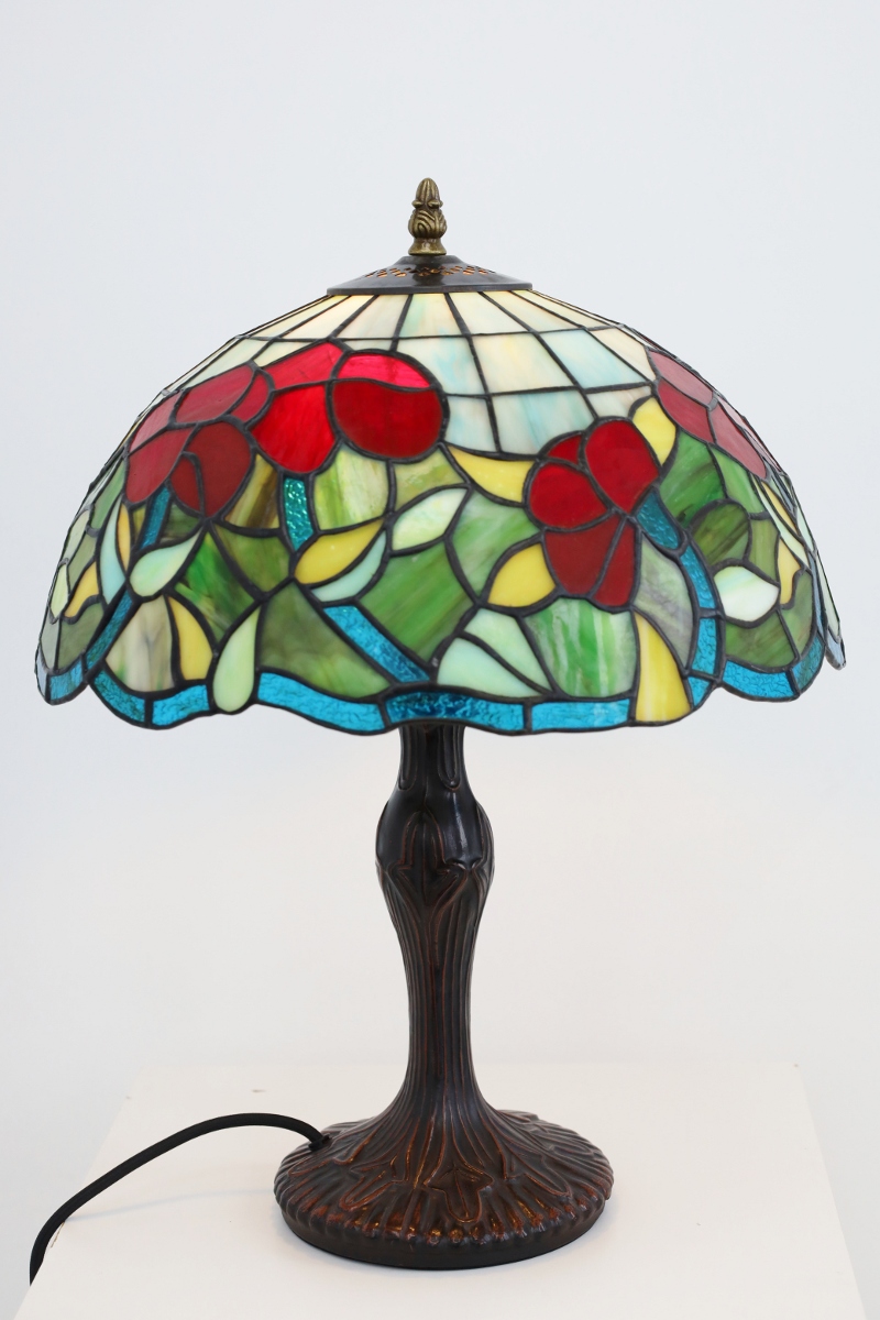 Klassieke tafellamp TIFFANY | Glas in loods