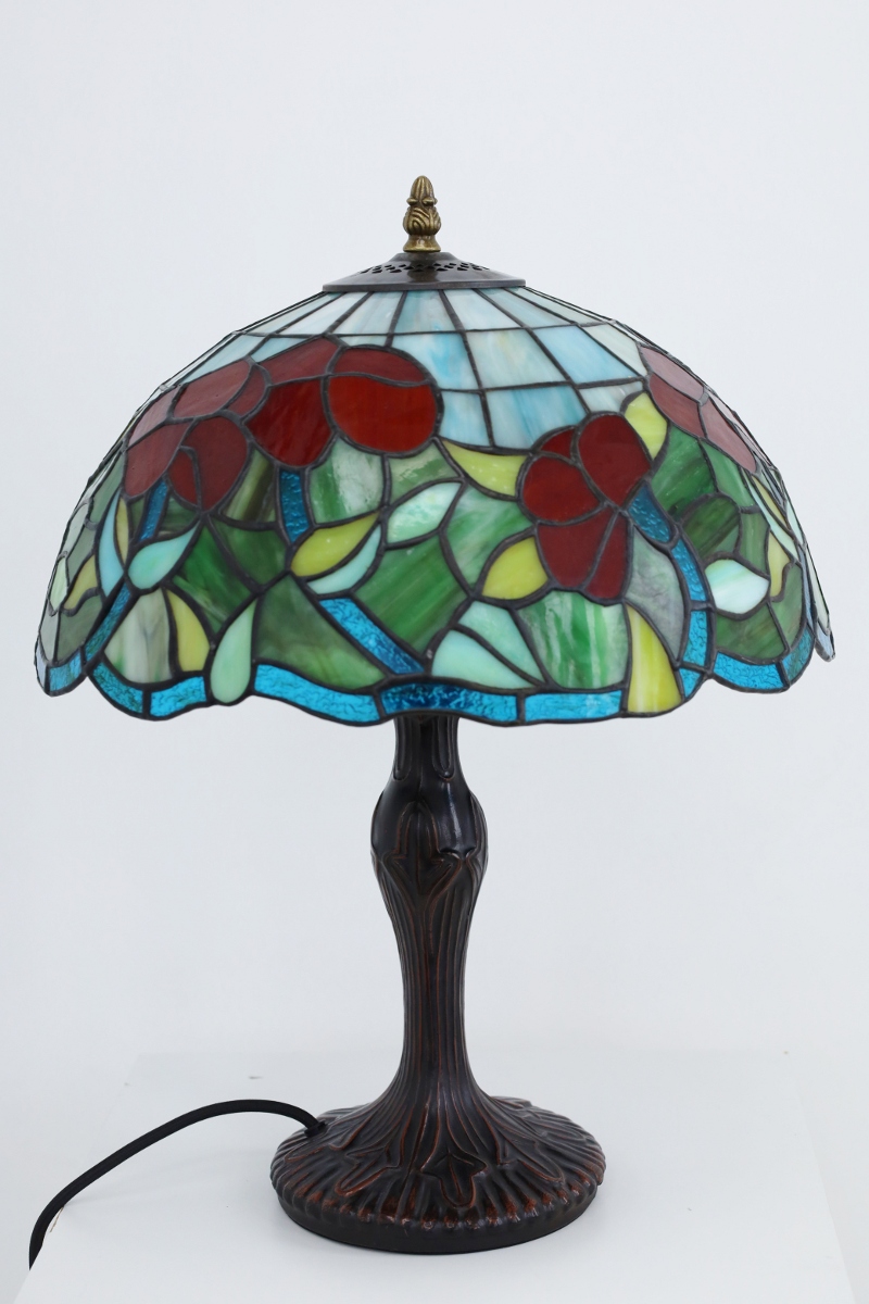Klassieke tafellamp TIFFANY | Glas in loods