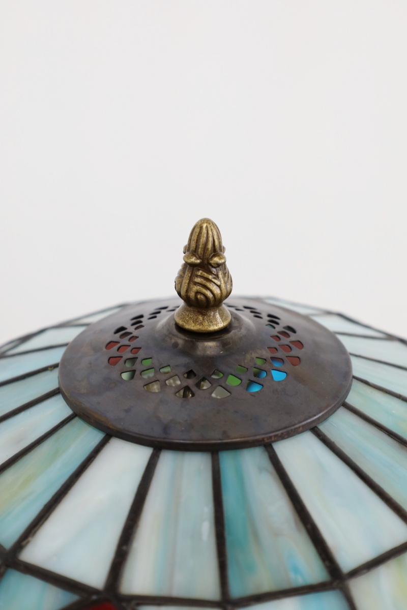 Klassieke tafellamp TIFFANY | Glas in loods