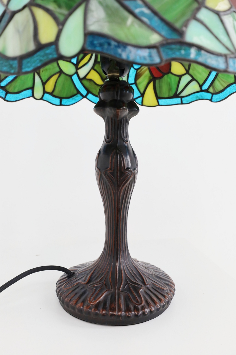 Klassieke tafellamp TIFFANY | Glas in loods