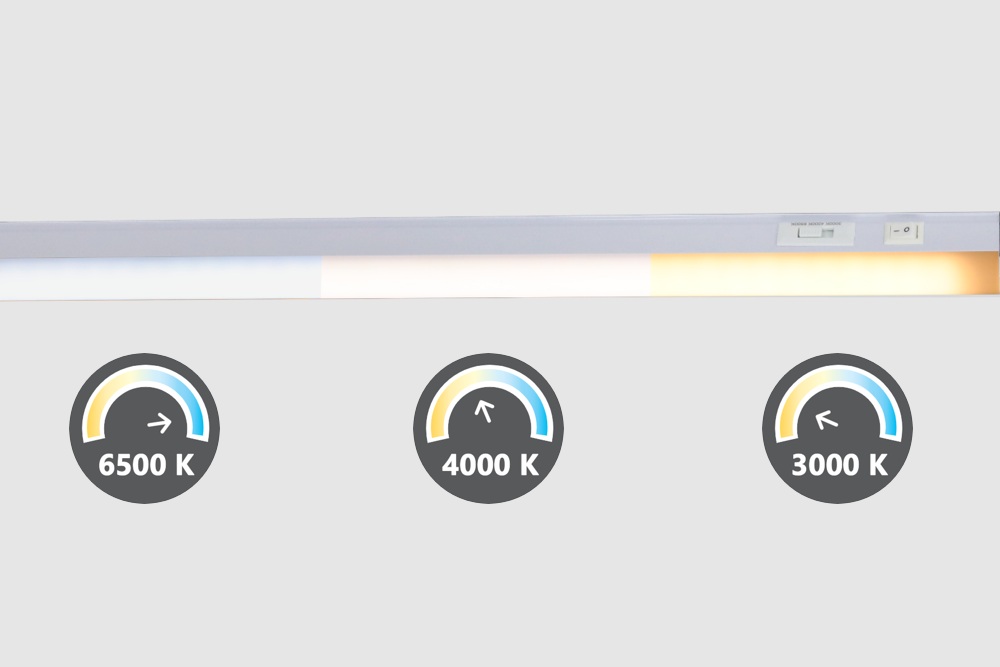 LED T5 keuken- onderbouw armatuur TUBO wit 90 cm | Lichtkleur aanpasbaar