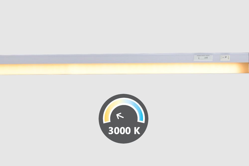 LED T5 keuken- onderbouw armatuur TUBO wit 120 cm | Lichtkleur aanpasbaar