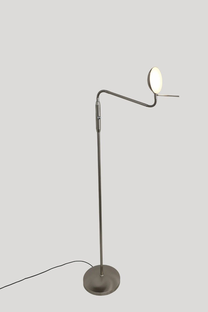 LED leeslamp CAMPIONE met flexibele arm | Staal
