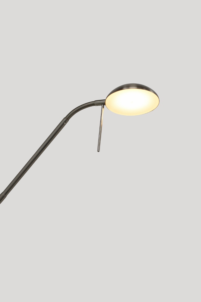 LED leeslamp CAMPIONE met flexibele arm | Staal