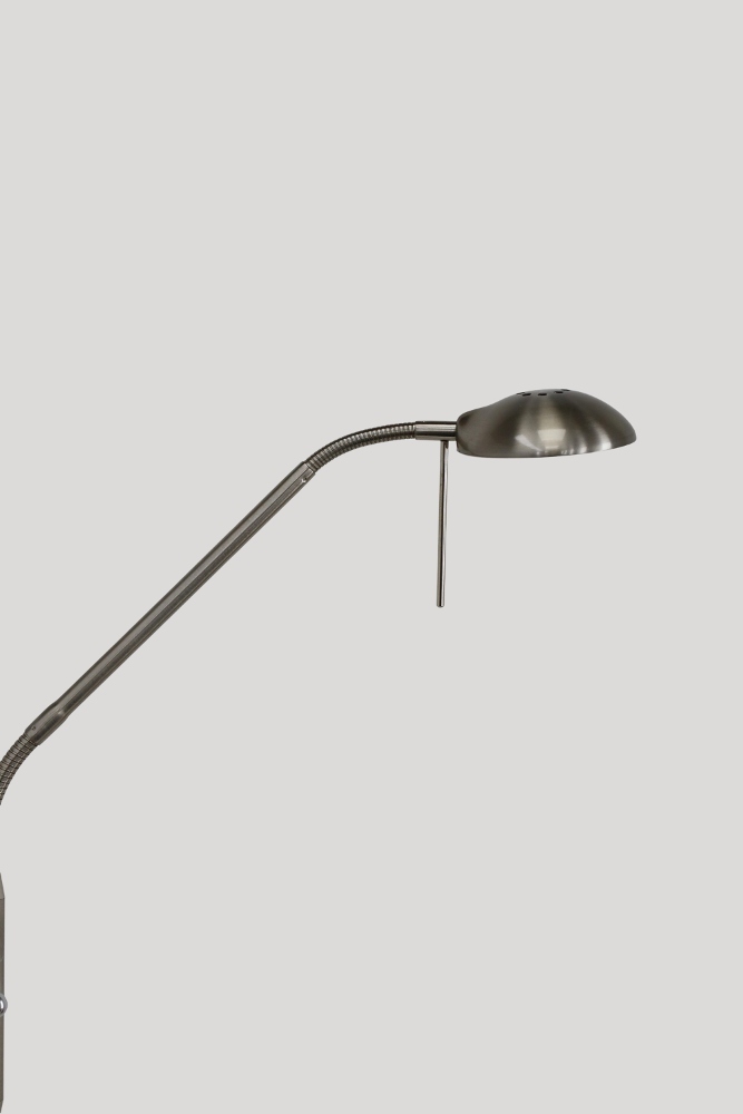 LED leeslamp CAMPIONE met flexibele arm | Staal