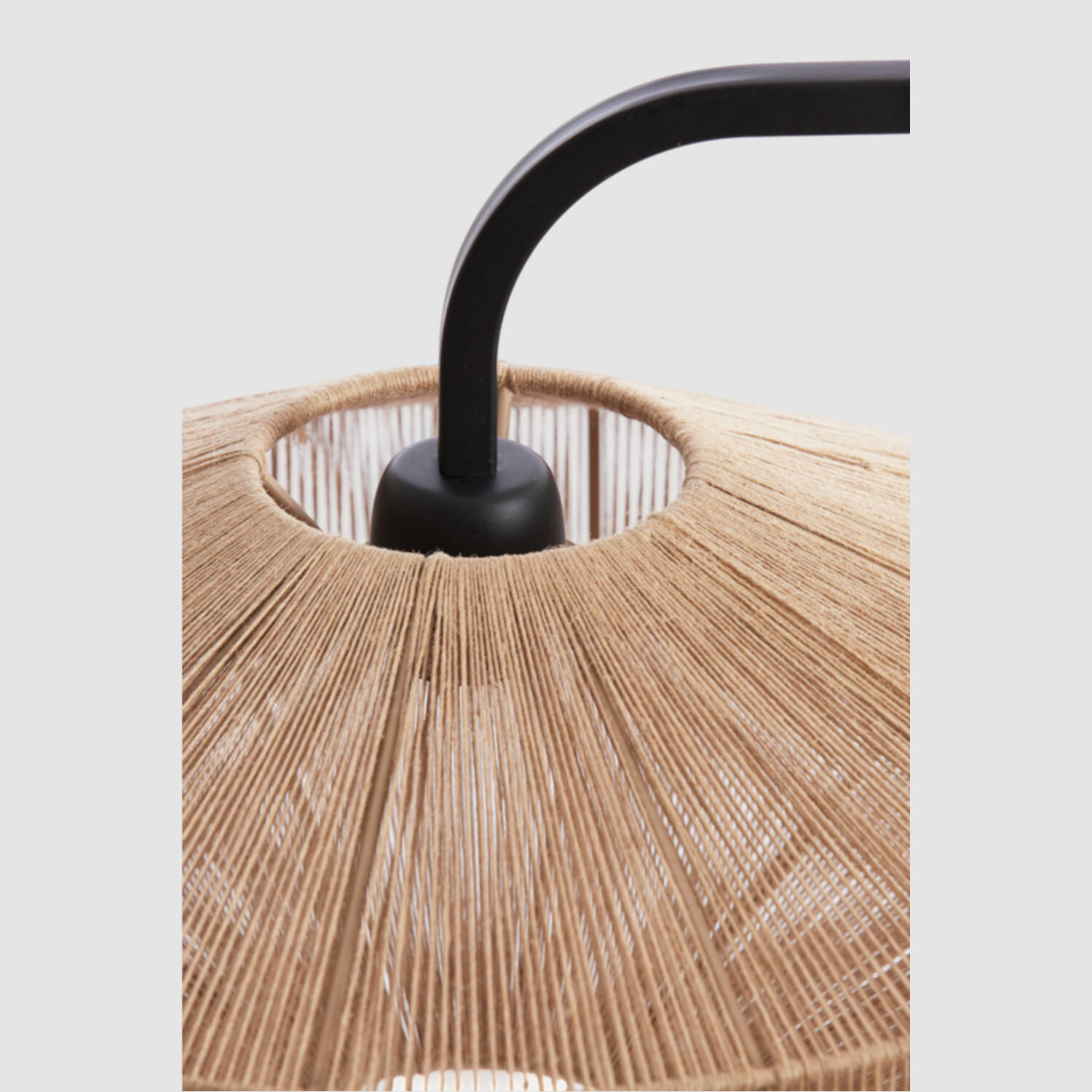 Jute tafellamp LYRA naturel | Ø 26 cm
