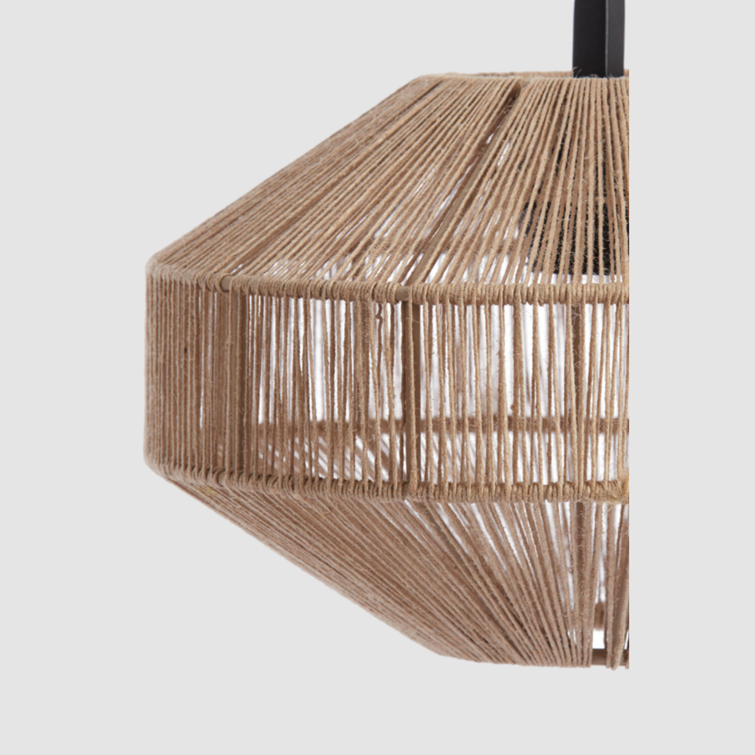 Jute tafellamp LYRA naturel | Ø 26 cm