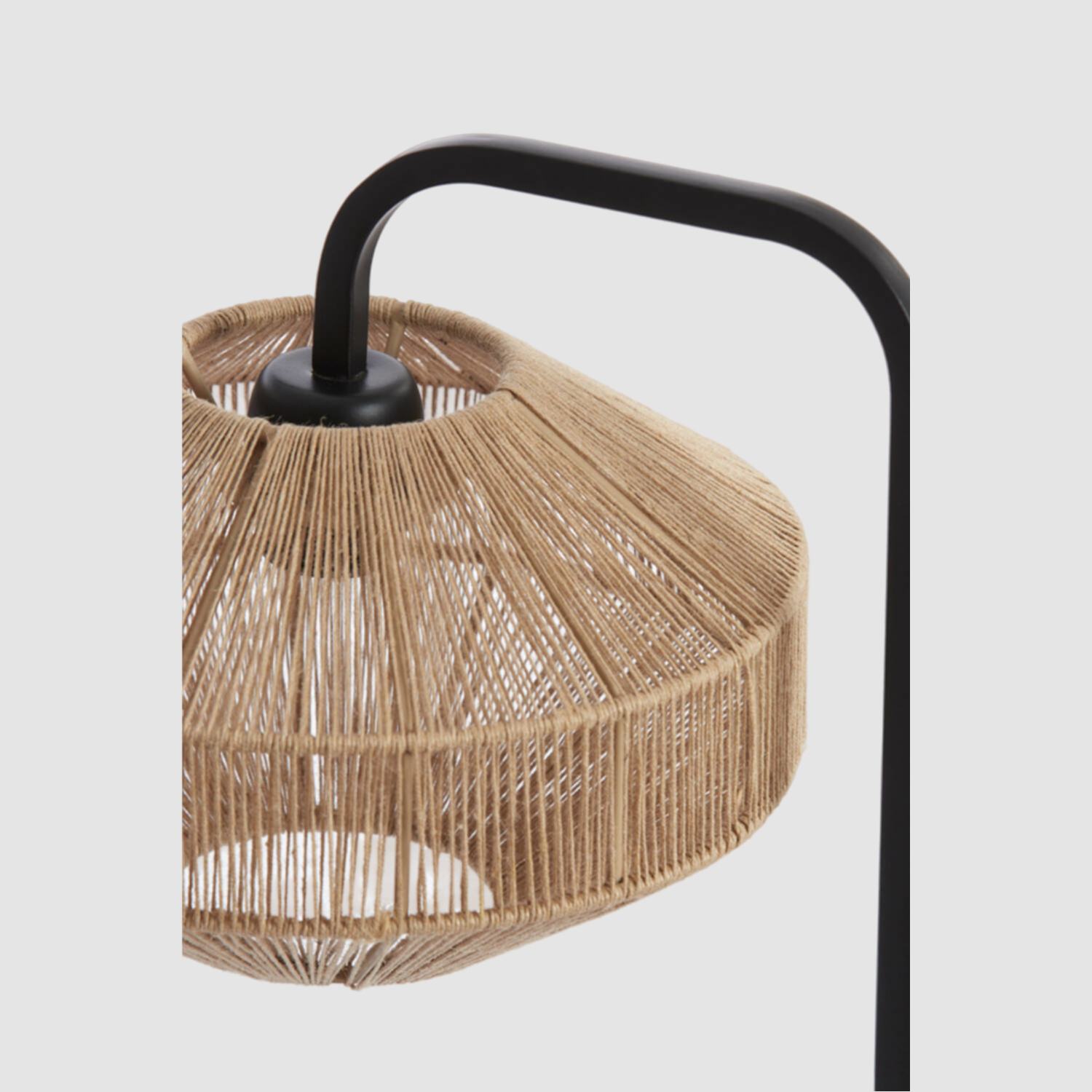 Jute tafellamp LYRA naturel | Ø 26 cm