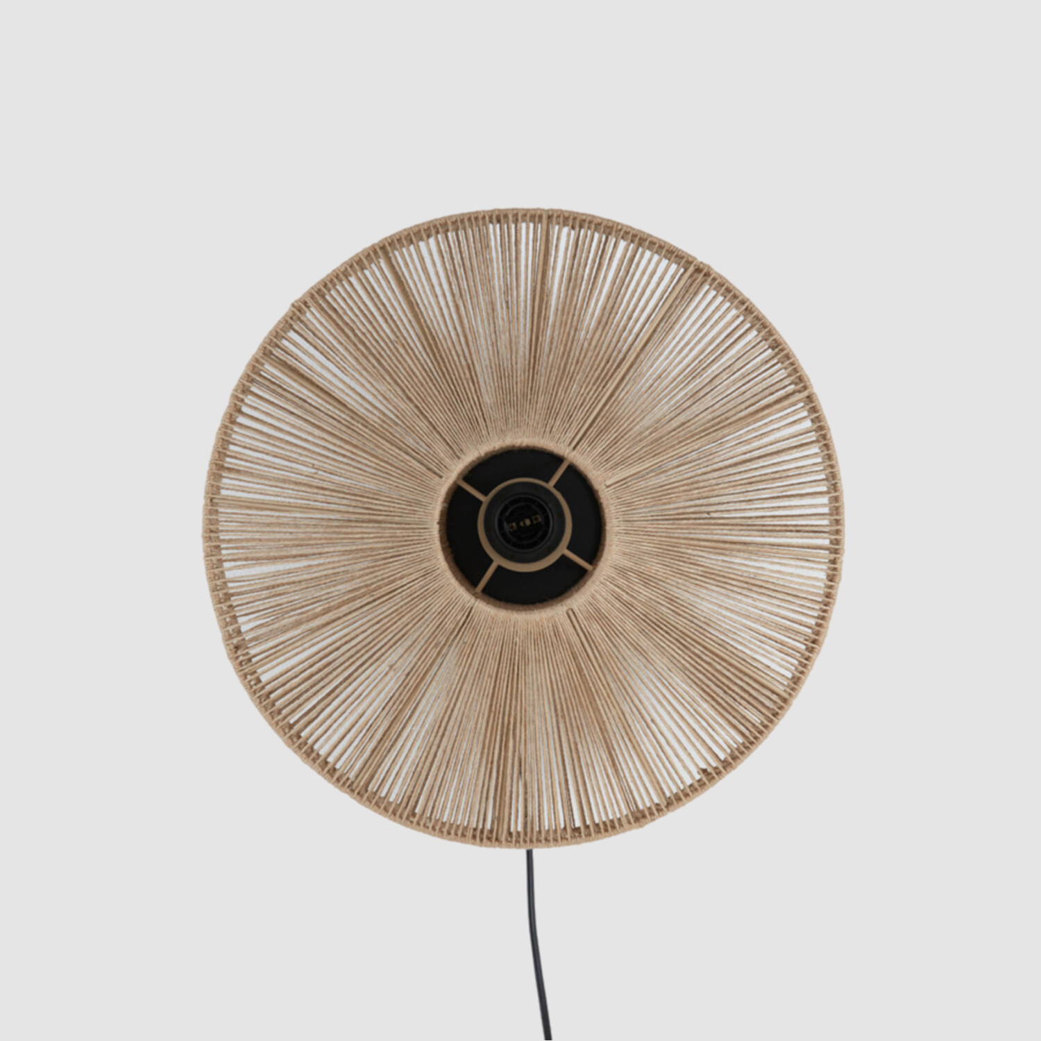 Jute Wandlamp Lyra naturel | Ø 43 cm
