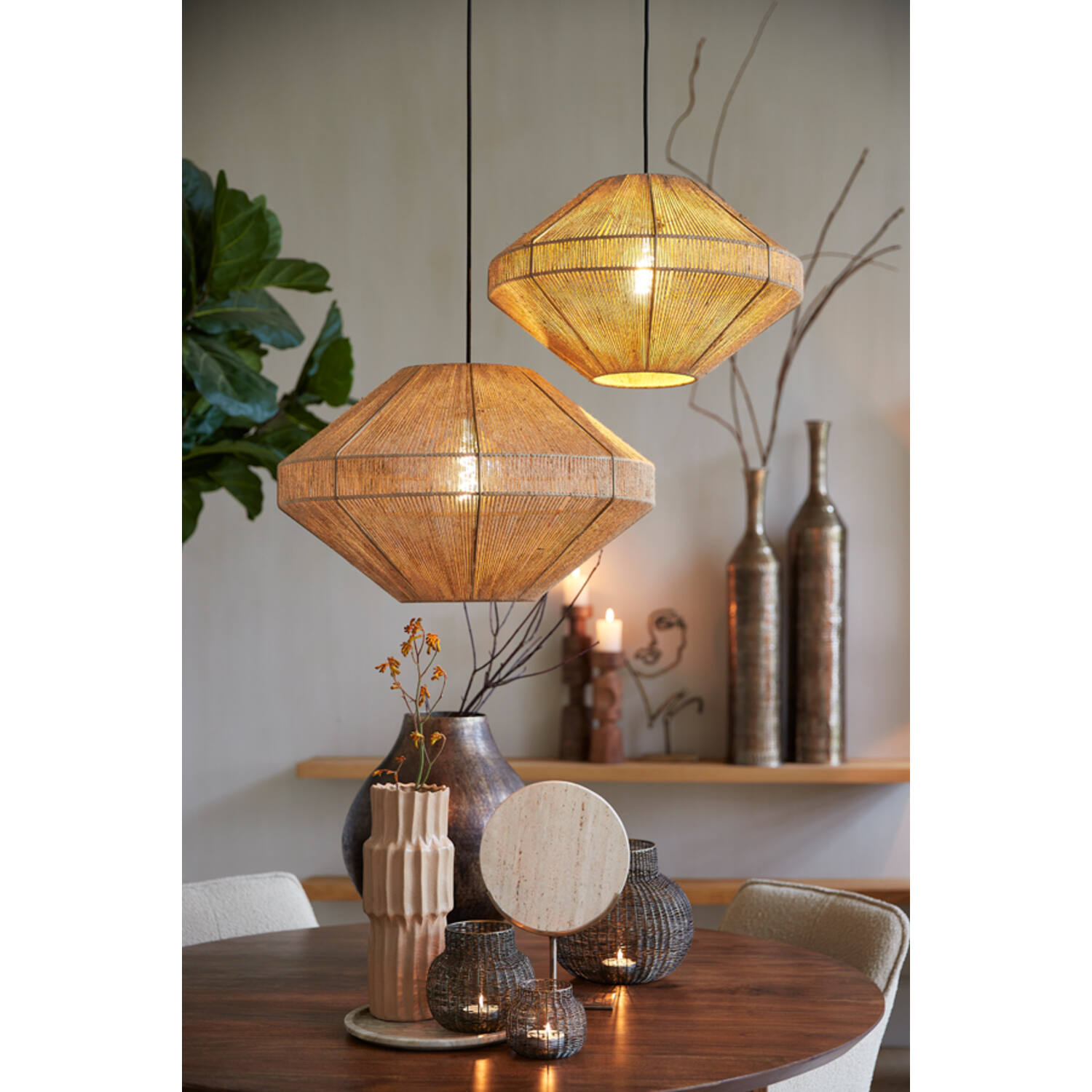 Jute Hanglamp MALLOW Naturel | Ø 60 cm