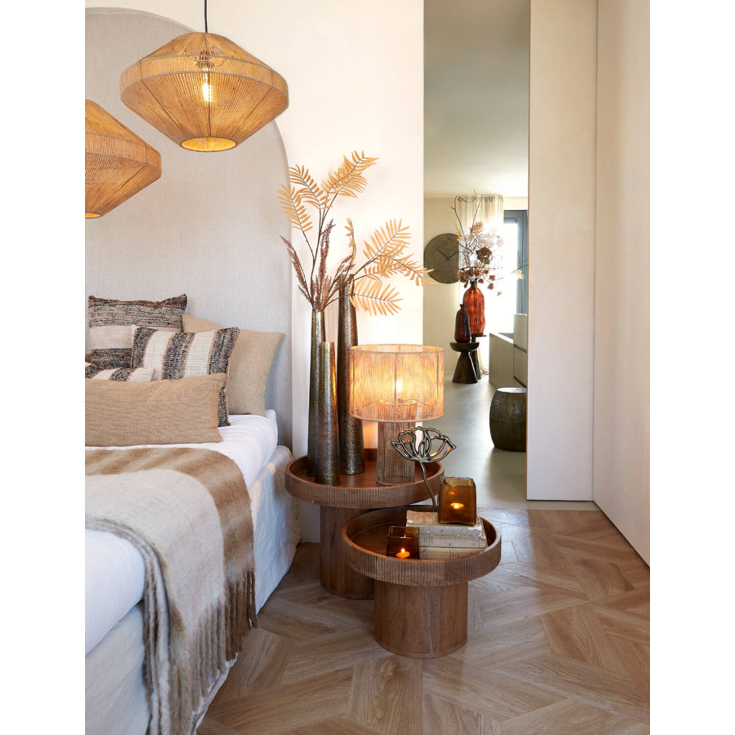 Jute hanglamp MALLOW naturel | Ø 50 cm