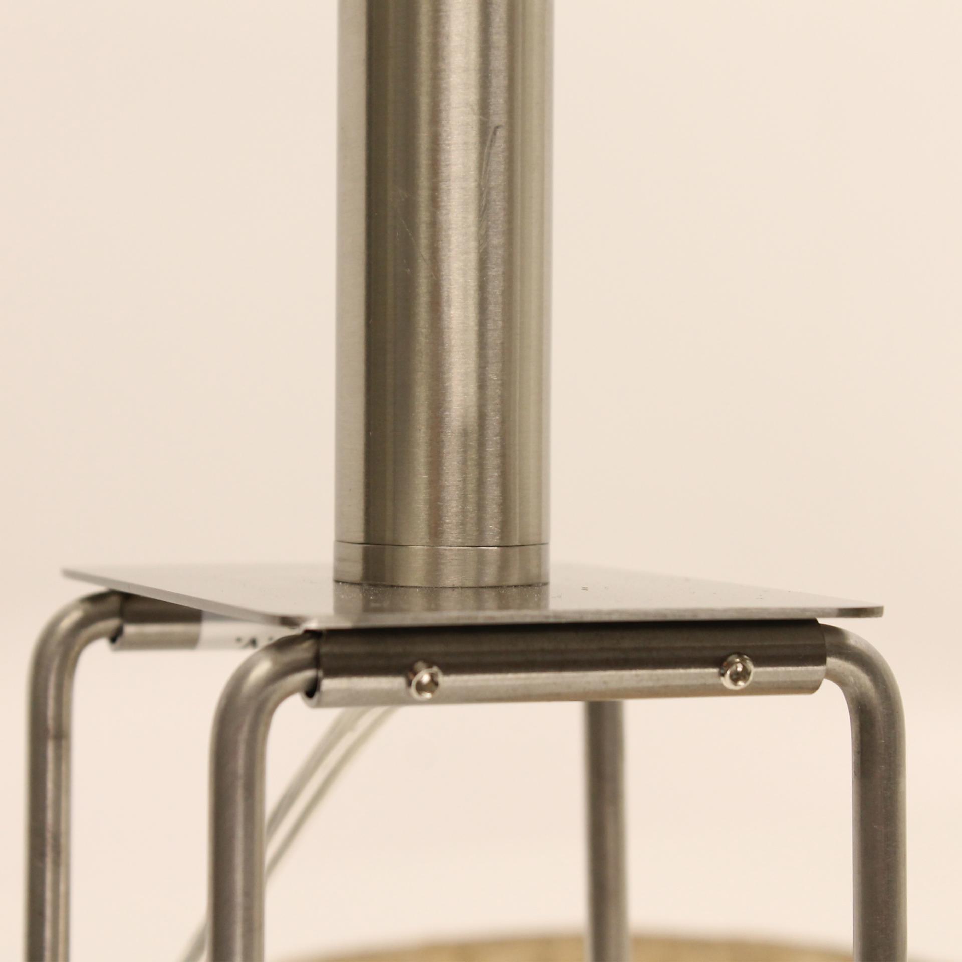 Strakke bedklemlamp | GU10 fitting | Nikel mat